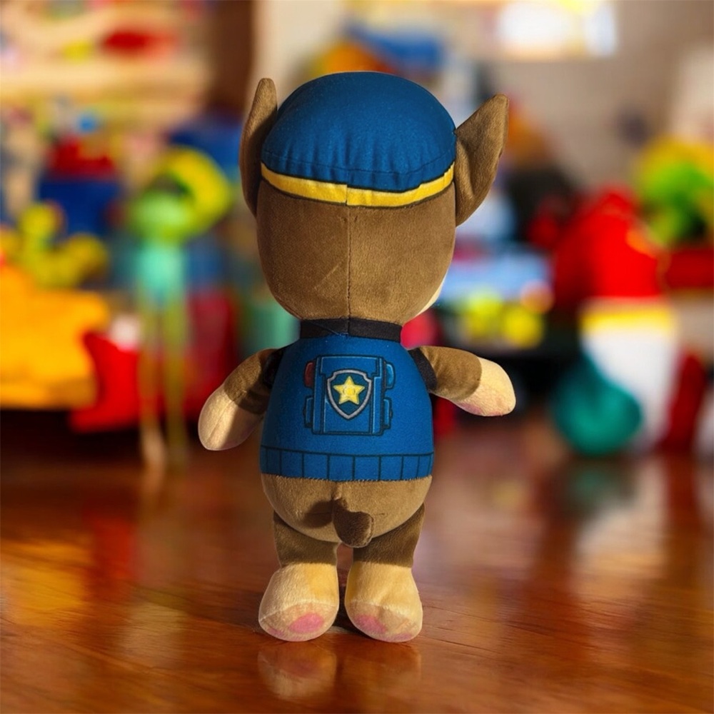 Paw Patrol Plush Police Dog Toy - Blue and Brown - Picture 2 of 4